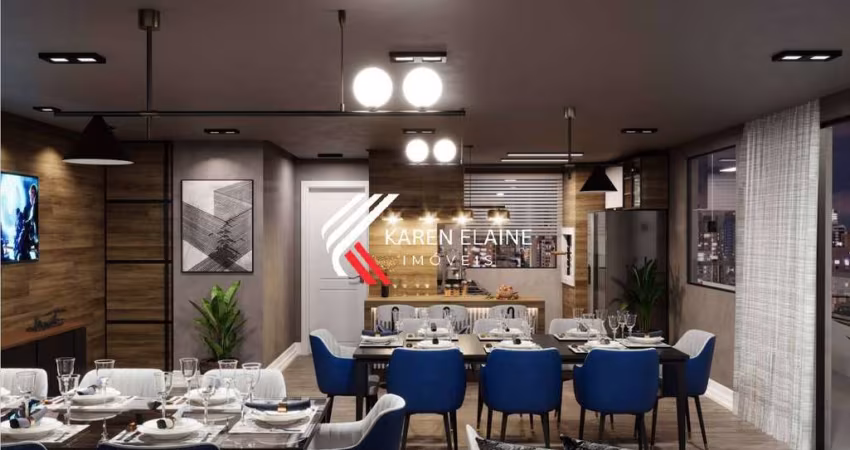 Lançamento em Campinas, apartamento de 02 suítes com lavabo.