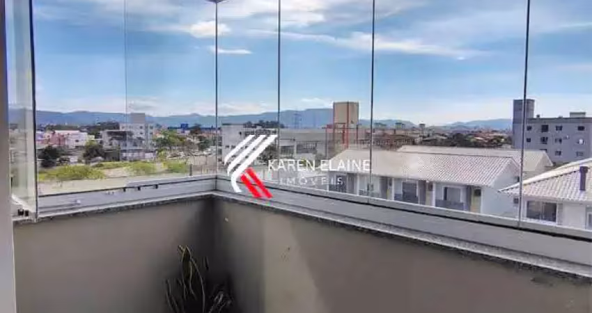 Apartamento à venda com 2 dormitórios, sacada com vista linda palhoça