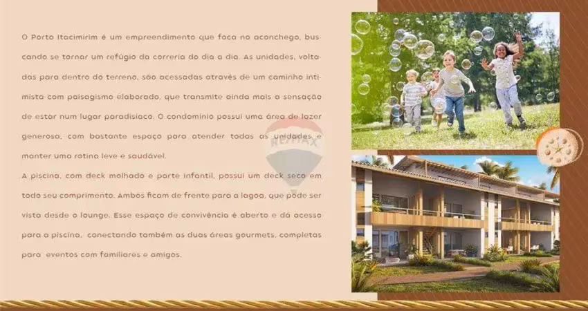 Apartamento à Venda com 2 Vagas, 70m², Frente para a Lagoa em Itacimirim, Camaçari - Bahia, Luxo e Conforto em um Paraíso Natural