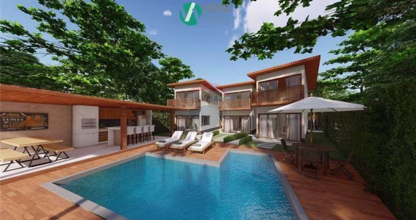 Apartamento à venda na Praia do Forte: 1 banheiro, 1 vaga de garagem e 35,00 m² de área em Mata de São João-BA!
