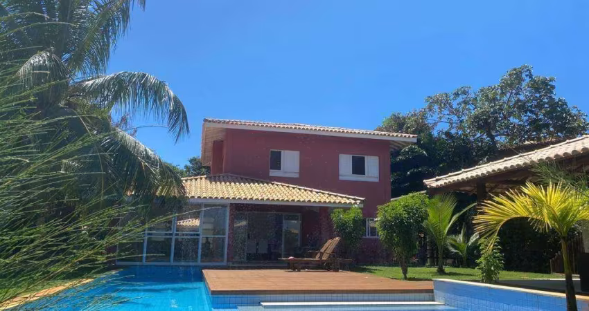 Casa de luxo em condomínio no Sauipe: 4 quartos, 4 suítes, 298m² - Mata de São João-BA