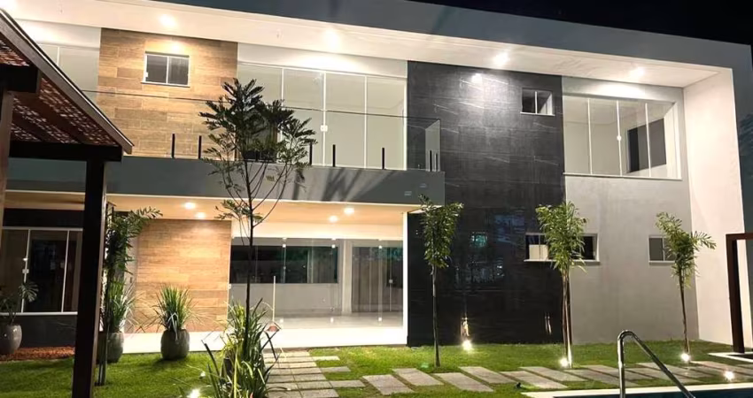 Oportunidade única: Casa de luxo em condomínio com 6 quartos e 6 suítes em Guarajuba, Camaçari-BA - 500m² de área!