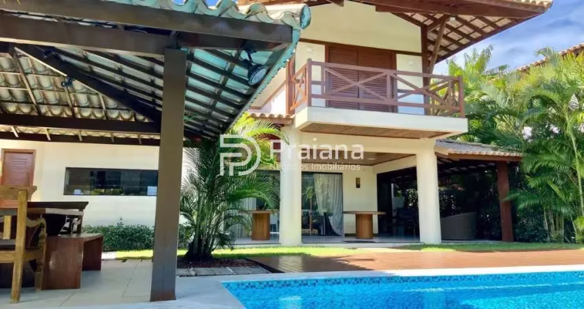 Casa para locação temporada em  praia do forte, mata de são joão-ba: 4 quartos, 2 suítes, 1 sala, 6 banheiros, 2 vagas de garagem, 190m².