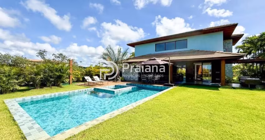 Casa a venda em praia do forte condomínio praia bella, mata de são joão-ba: 5 quartos, 5 suítes, 283,63 m² - imperdível!