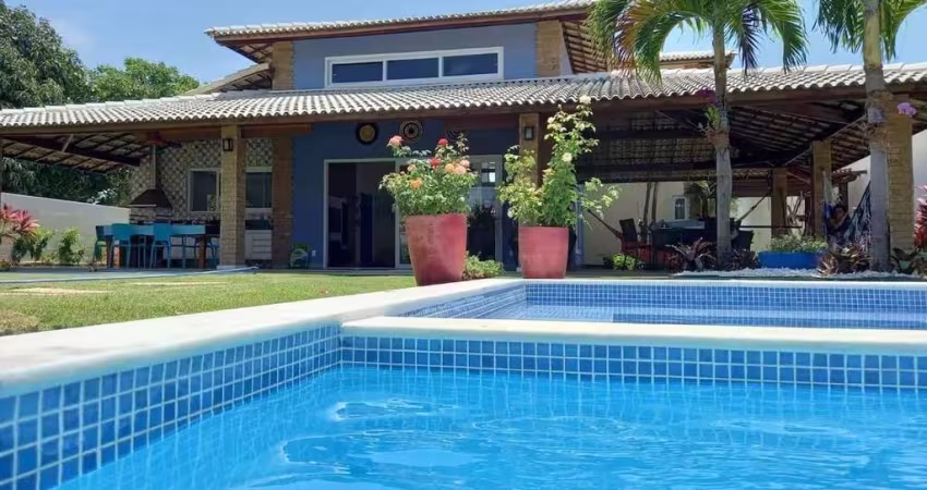 Casa para locação temporada ou  anual em Itacimirim: 4 Quartos, 2 Suítes, 3 Salas - Camaçari-BA - 185m² - Impecável!