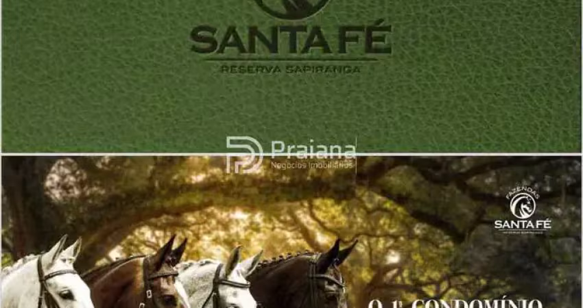 Terreno de 1.102m² em condomínio fechado de alto padrão – fazenda santa fé, reserva sapiranga!