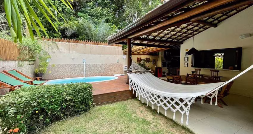 Casa de luxo em condomínio na praia do forte - 4 quartos, 3 suítes, 395m² - mata de são joão-ba