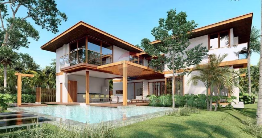 Venda: Casa de luxo no condomínio de Praia do Forte, Mata de São João-BA - 5 quartos, 5 suítes, 468m², 4 vagas.