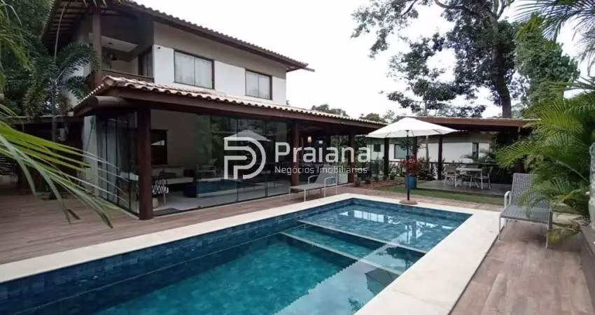 Casa de luxo em condomínio na praia do forte, mata de são joão-ba: 4 quartos, 4 suítes, 3 salas, 6 banheiros, 3 vagas, 180m². venha conferir!