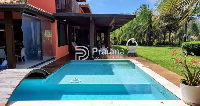 Linda casa com vista mar total para locação temporada - condomínio porto das baleias