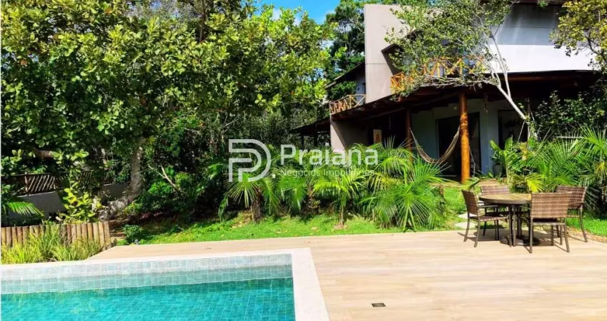 Casa em condomínio de luxo na praia do forte: 3 quartos, 2 suítes, 135m² - venda ou locação em mata de são joão-ba