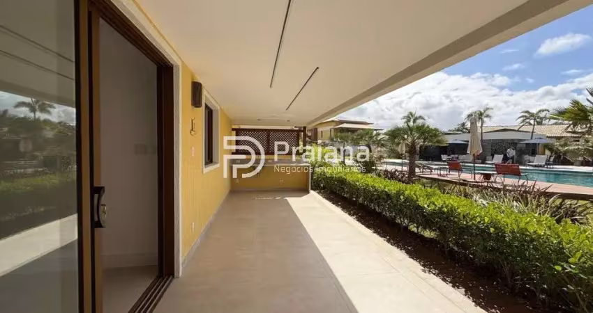Apartamento com 4 suítes térreo frente mar a venda em itacimirim condomínio porto da espera