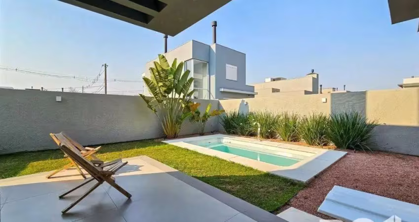 Casa com 3 dormitórios, piscina e automação no terras alpha
