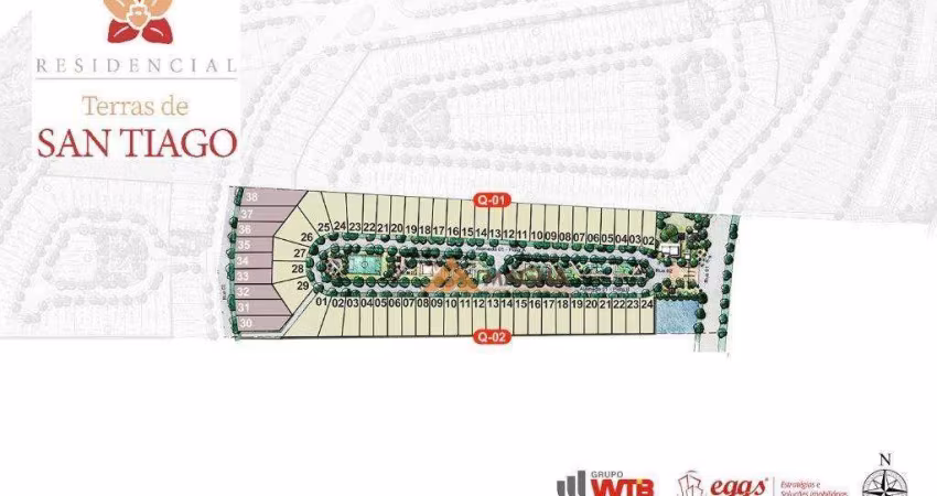 Terreno à venda, 408 m² por R$ 306.622,50 - Distrito de Bonfim Paulista - Ribeirão Preto/SP