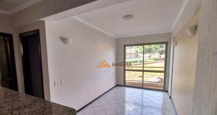 Apartamento com 1 dormitório para alugar, 39 m² por R$ 1.838,48/mês - Ribeirânia - Ribeirão Preto/SP
