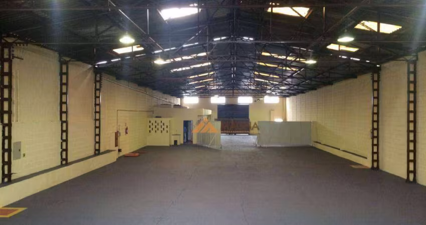 Galpão para alugar, 857 m² por R$ 8.281,53/mês - Ipiranga - Ribeirão Preto/SP