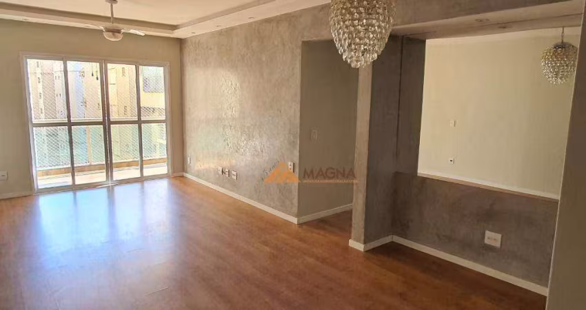 Apartamento com 3 quartos para alugar, 118 m² por R$ 4.393/mês - Jardim Botânico - Ribeirão Preto/SP