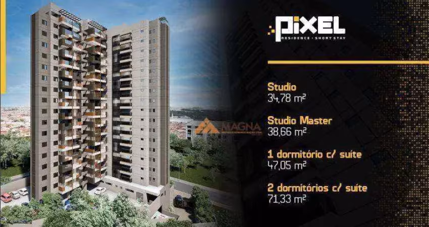 Apartamento à venda, 38 m² por r$ 297.250,00 - jardim santa luzia - ribeirão preto/sp