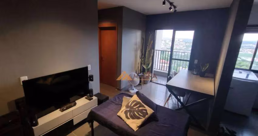 Apartamento com 2 quartos para alugar, 51 m² por r$ 3.022/mês - residencial monterrey - ribeirão preto/sp
