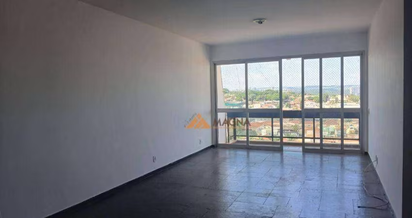 Apartamento com 3 quartos para alugar, 129 m² por R$ 3.115/mês - Centro - Ribeirão Preto/SP