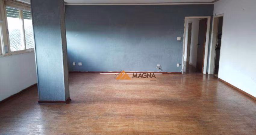 Apartamento com 3 quartos sendo 1 suíte para alugar, 161 m² por R$ 2.763/mês - Centro - Ribeirão Preto/SP
