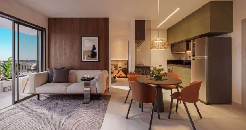 Apartamento com 2 dormitórios à venda, 63 m² por r$ 509.800,00 - ribeirânia - ribeirão preto/sp