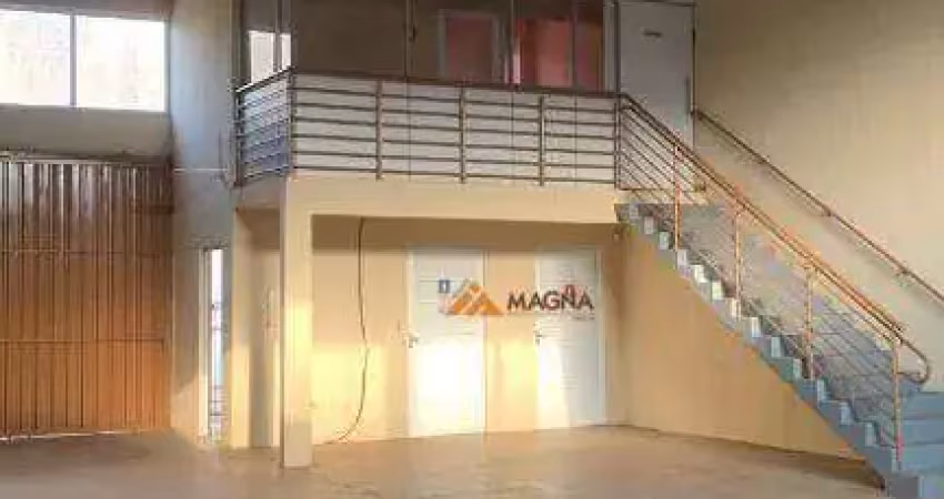 Salão para alugar, 188 m² por r$ 5.117/mês - vila elisa - ribeirão preto/sp