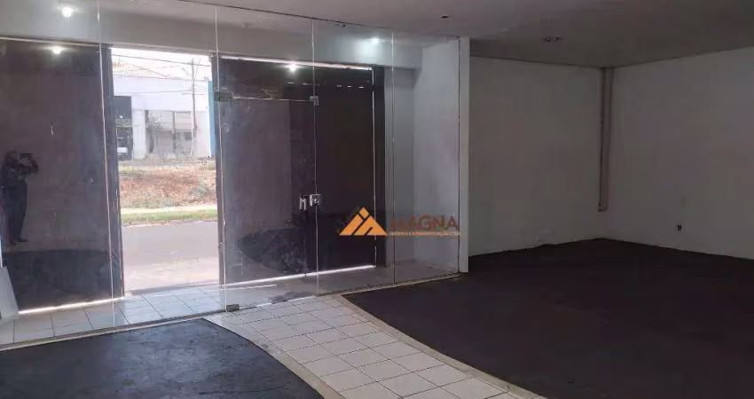 Salão comercial para alugar, 120 m² por r$ 2.307/mês - independência - ribeirão preto/sp