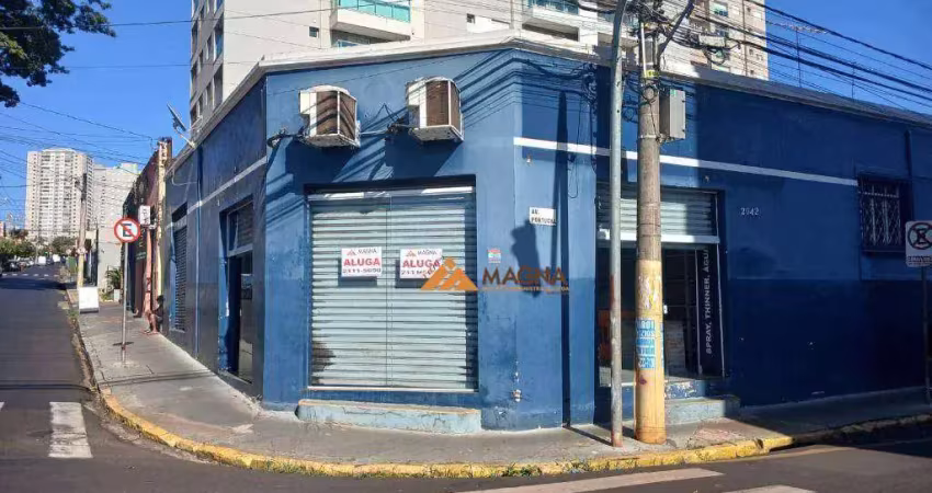 Salão para alugar, 119 m² por r$ 6.000,00/mês - santa cruz - ribeirão preto/sp