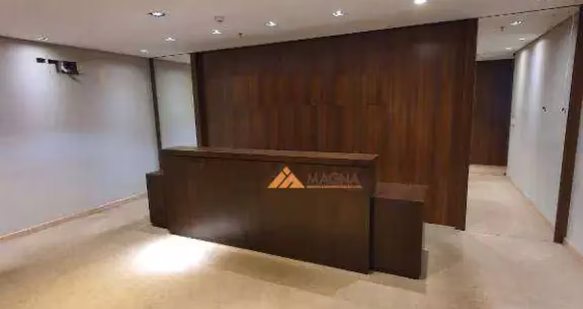 Andar corporativo para alugar, 499 m² por r$ 41.842,98/mês - santa cruz do josé jacques - ribeirão preto/sp