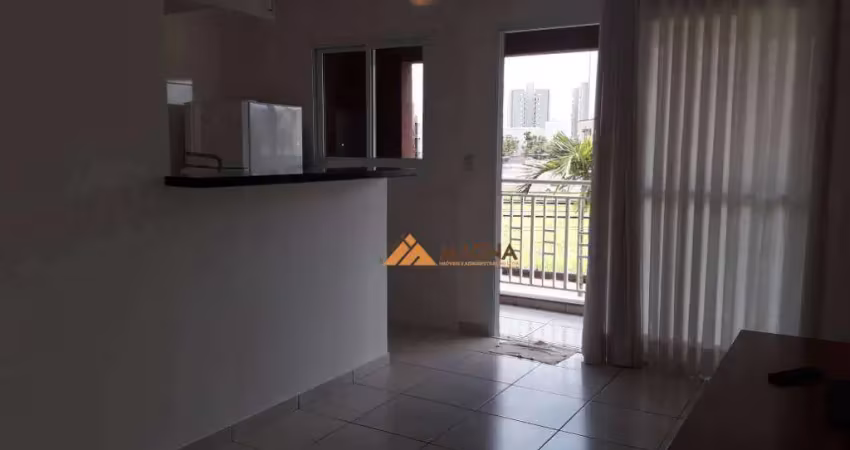 Apartamento com 1 quarto para alugar, 47 m² por r$ 1.540/mês - nova aliança - ribeirão preto/sp