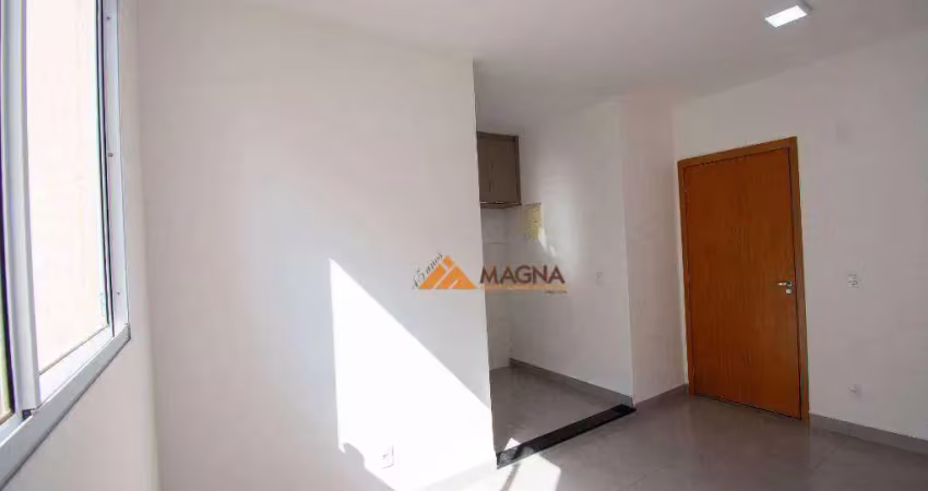 Apartamento com 2 quartps para alugar, 44 m² por r$ 2.115/mês - recreio das acácias - ribeirão preto/sp