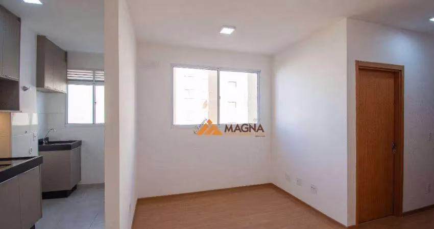 Apartamento com 2 quartos para alugar, 44 m² por r$ 2.065/mês - recreio das acácias - ribeirão preto/sp