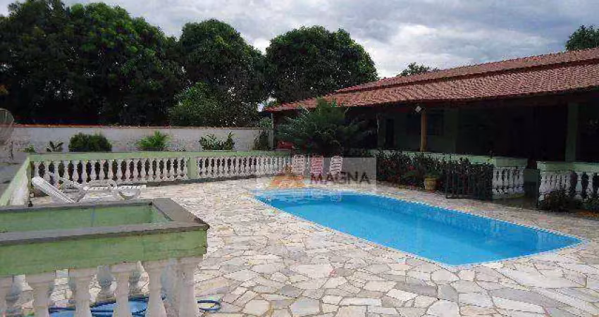 Chácara com 4 dormitórios à venda, 1280 m² por r$ 750.000,00 - condomínio portal dos ipês - ribeirão preto/sp