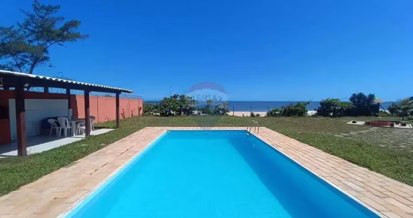 Casa da praia, pé na areia, 3 quartos, 1440m2 de área total em ponta negra