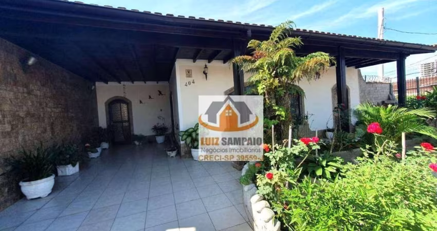 Linda Casa - 3 Dorm (1 Suite) + Quintal - Vila Caiçara - 400m da praia
