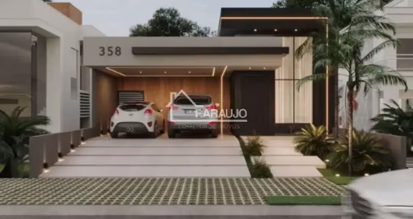 CASA TERREA À VENDA COM 3 SUÍTES, SENDO 1 SUITE, NO CONDOMÍNIO CAMPOS DO CONDE, SOROCABA-SP