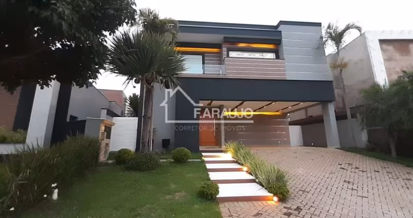 Casa de luxo no Alphaville Nova Esplanada 1: 4 suítes, piscina, varanda gourmet e muito mais!
