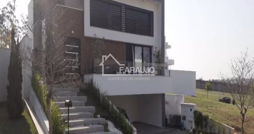 Casa de alto padrão em condomínio no Alphaville Nova Esplanada, Votorantim-SP: 3 quartos, 3 suítes, 3 salas, 4 banheiros, 6 vagas, 264m².