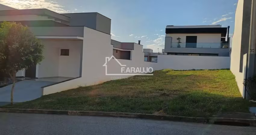 Terreno à venda com 257,90m² no condominio ibiti reserva, sorocaba-sp