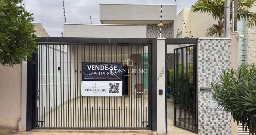 Casa à venda semi mobiliada em maringá, 10 min. próximo do centro.