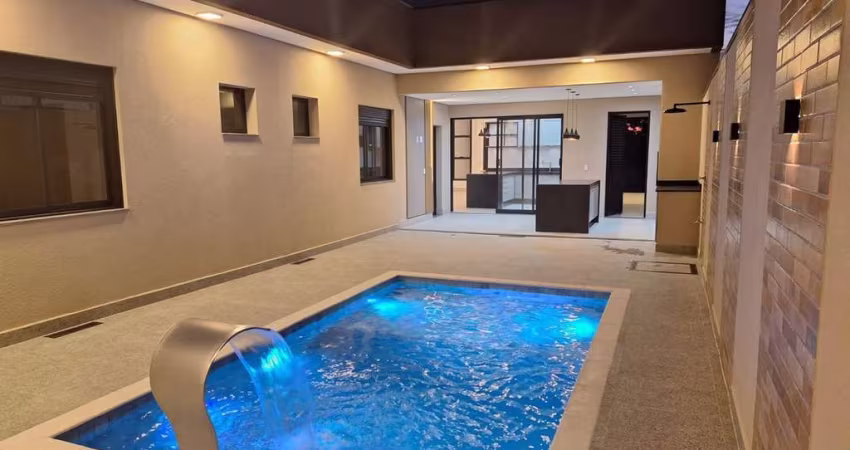 Casa em Condomínio de Alto Padrão em Indaiatuba-SP, 3 suítes, 204m², Residencial Evidências. Venha Conferir!