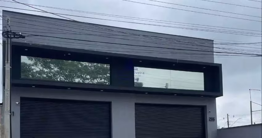 Galpão comercial para locação em tremembé-sp, bairro parque residencial flor do vale: 1 sala, 2 banheiros, 85m²!