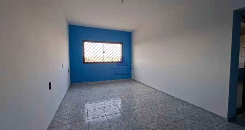 Casa para locação em São Gonçalo, Taubaté-SP: 2 quartos, 1 suíte, 1 sala, 1 banheiro, 1 vaga de garagem, 70m².