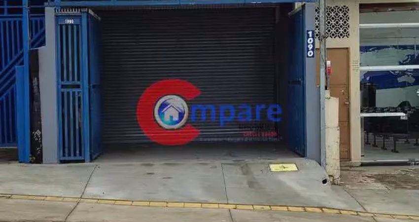 Excelente salão comercial para locação,  com 170 metros, pe direito de 5,70 metros-   vila nova bon