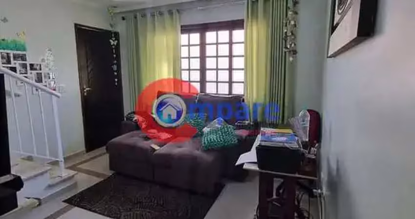 Excelente sobrado à venda  em condomínio  fechado, com 106 metros, 2 dormitórios, 2 banheiros , jar