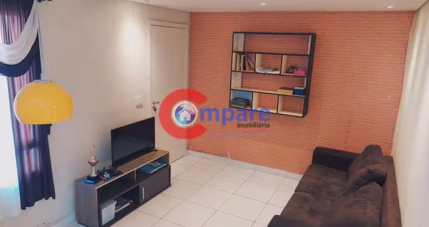 Apartamento à venda no condomínio santa cecília, na região da água chata, guarulhos, sp