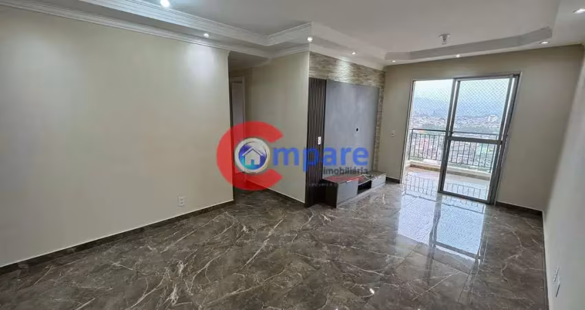 Condomínio flex guarulhos - apartamento padrão de 3 quartos, sendo 1 suíte, com 77 m² de área total