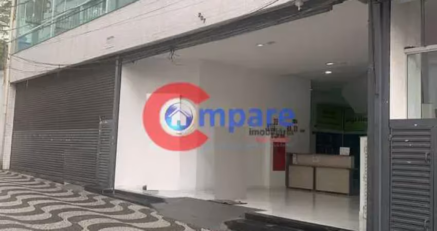 Excelente salão comercial  para locação, 90 metros - centro, guarulhos, sp