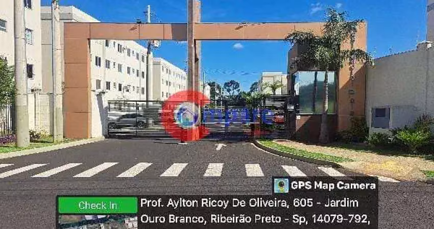 Apartamento à venda 2 quartos, 1 vaga, 10m², jardim ouro branco, ribeirao preto - sp
